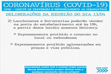 Foto - ORIENTAÇÕES DIVERSAS NO COMBATE AO COVID-19